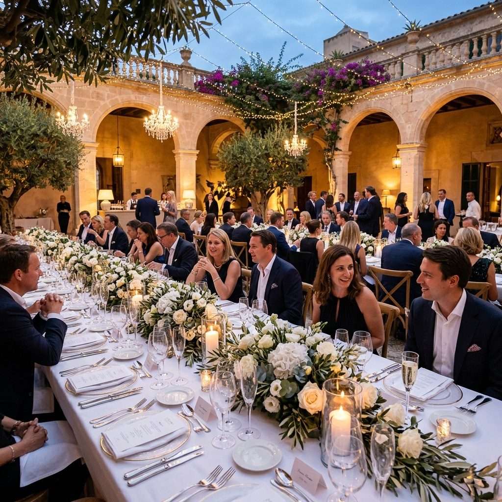 Corporate event catering service in Mallorca